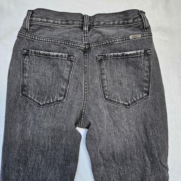 Kancan Estilo Black Dark Denim Skinny Jeans Cotton Distressed High Rise 1/24 - Picture 5 of 11